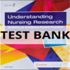 Thumbnail Test Bank for Understanding Nursing Research 7th Edition