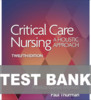 Thumbnail Test Bank for Critical Care Nursing A Holistic Approach 12th Thumbnail Test Bank for Critical Care Nursing A Holistic Approach 12th