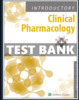 Thumbnail TEST BANK Introductory Clinical Pharmacology 12th Edition