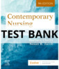 Thumbnail Test Bank Contemporary Nursing Issues Trends & Management 9t