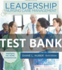 Thumbnail TEST BANK Leadership and Nursing Care Management 6th Edition