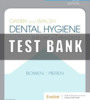 Thumbnail TEST BANK Darby and Walsh Dental Hygiene 5th Edition Bowen