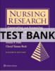 Thumbnail Test Bank Nursing Research Generating and Assessing 11th ED