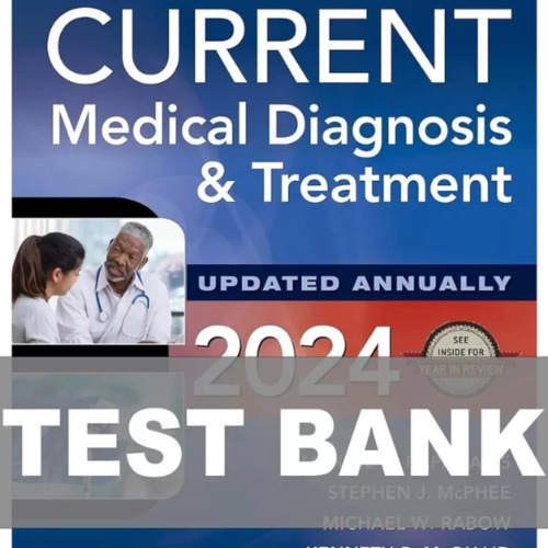 Product picture Test Bank for CURRENT Medical Diagnosis and Treatment 2024 6