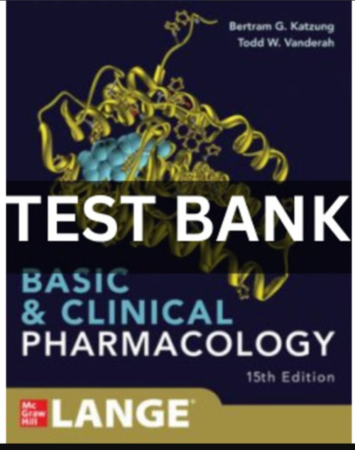 Product picture TEST BANK Basic and Clinical Pharmacology 15th Edition