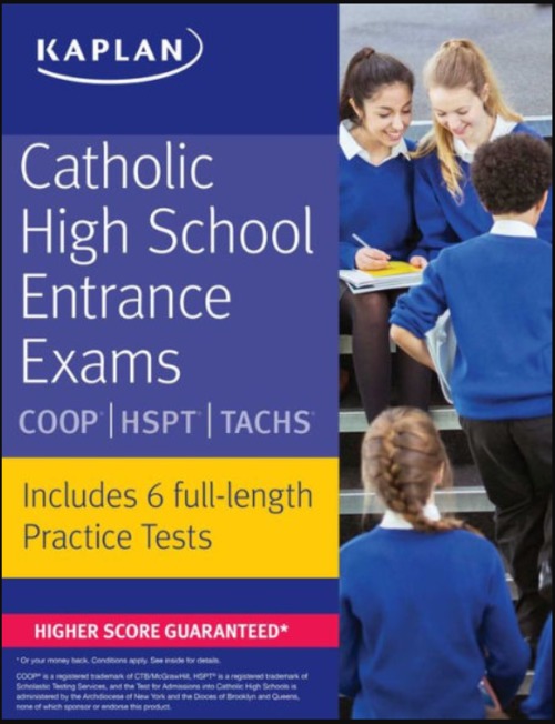Product picture Catholic High School Entrance Exams COOP HSPT TACHS Kaplan T