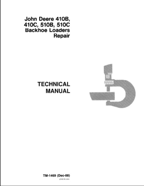 Product picture JOHN DEERE 410B 410C 510B 510C BACKHOE LOADER SERVICE REPAIR