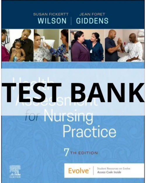 Product picture Test Bank For Health Assessment for Nursing Practice 7th Edi
