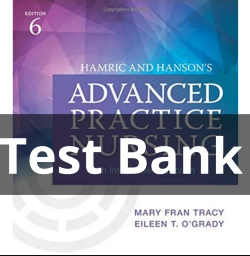 Product picture TEST BANK Hamric and Hansons Advanced Practice Nursing 6th 