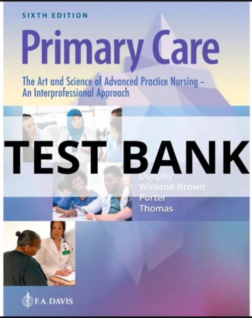 Product picture Test Bank Primary Care The Art and Science of Advanced 6th e