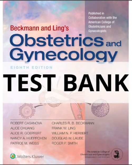 Product picture Test Bank Beckmann and Lings Obstetrics and Gynecology 8th 