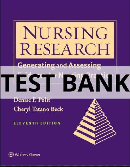 Product picture Test Bank Nursing Research Generating and Assessing 11th ED
