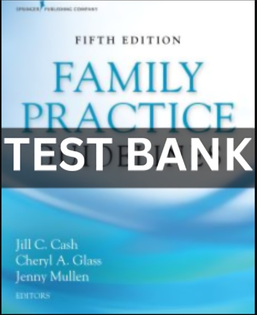Product picture Test Bank Family Practice Guidelines 5th Edition