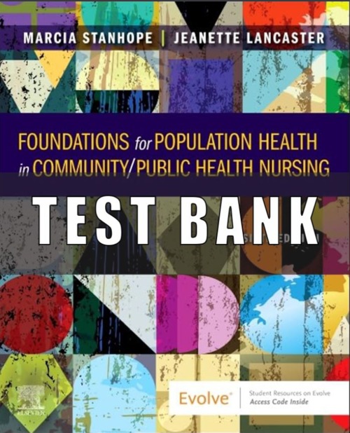 Product picture test bank Foundation Population Health in Community Publ 6th